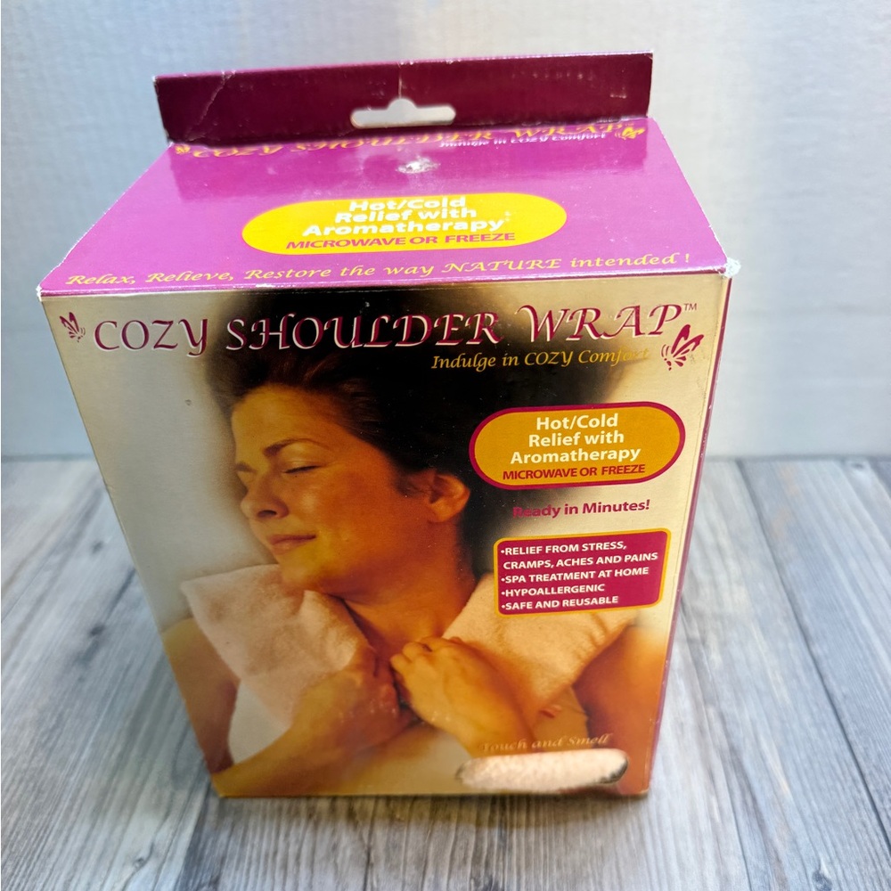 Nature’s Way Heat Cold Neck Cozy Shoulder Wrap Lemongrass Lavender Chamomile